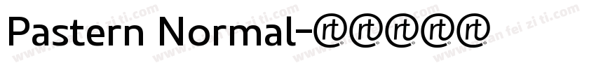 Pastern Normal字体转换